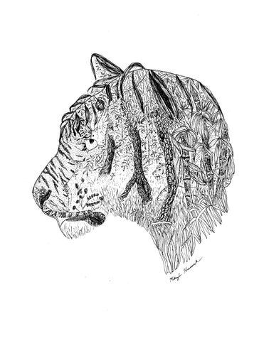 Tiger Print (8.5 x 11)