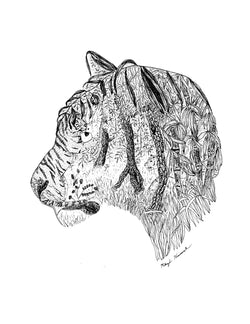 Tiger Print (8.5 x 11)